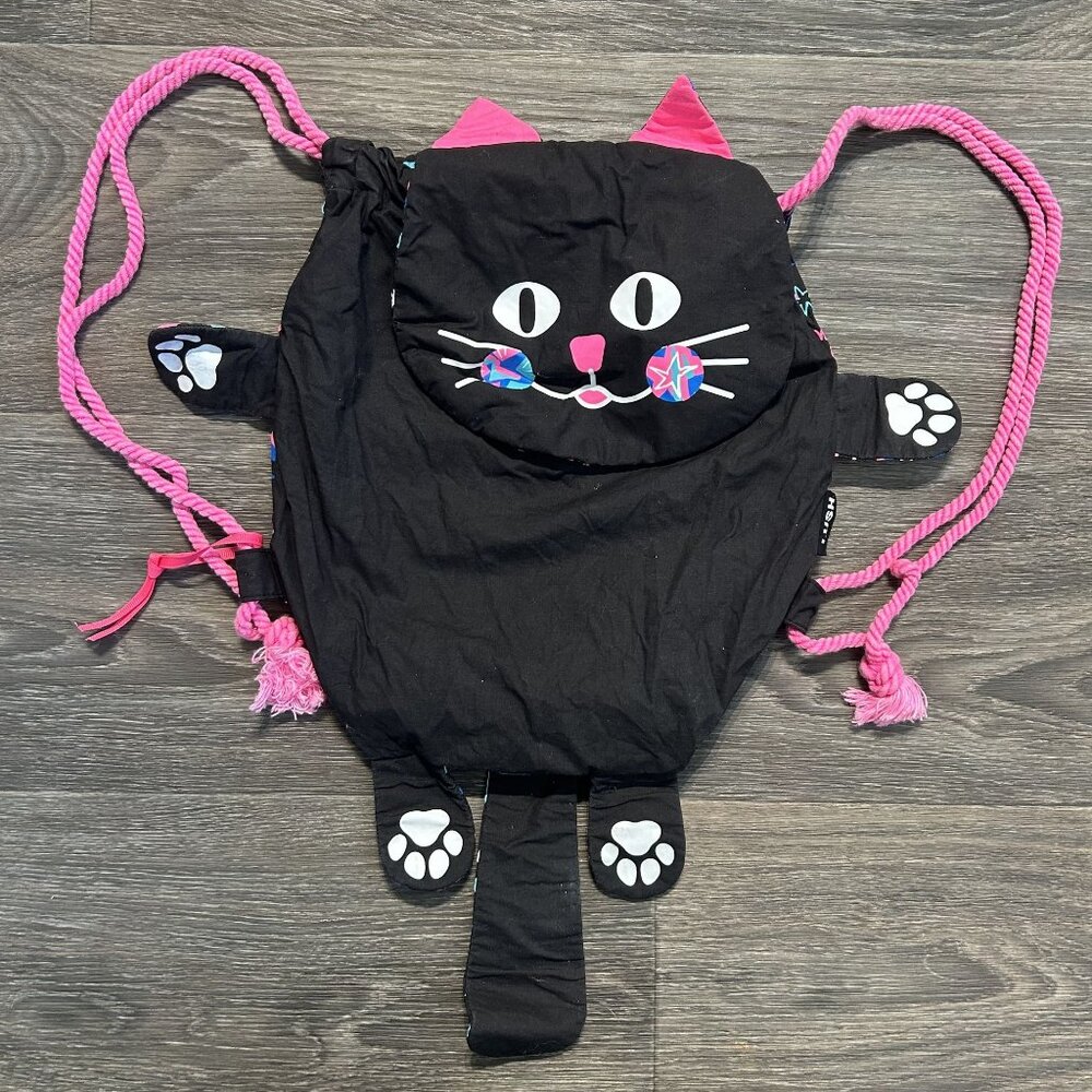 LUSH ReWrap Bewitched Cat Backpack Bag Halloween Limited Trick or Treat Bag Knap